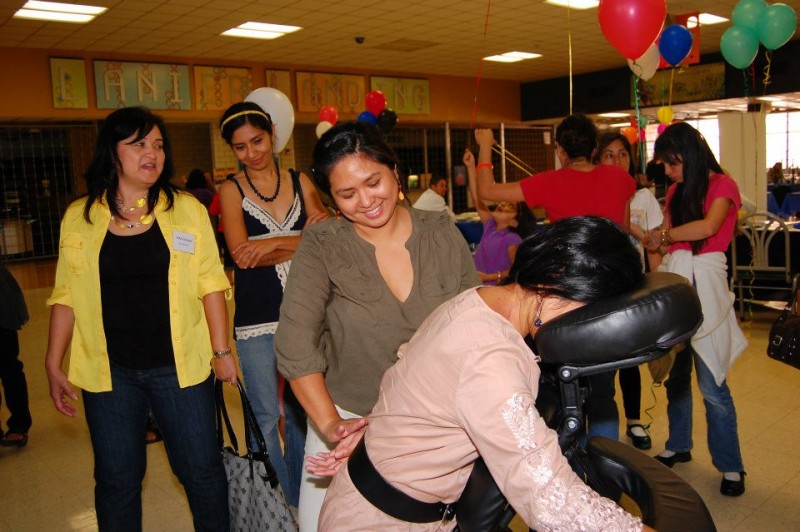 Massage at Health Fair